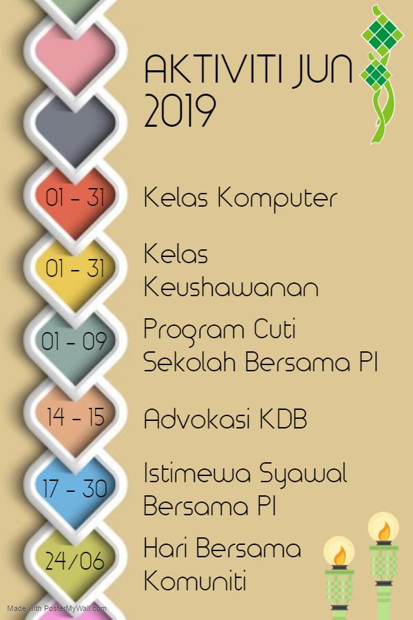 Jadual Jun 2019